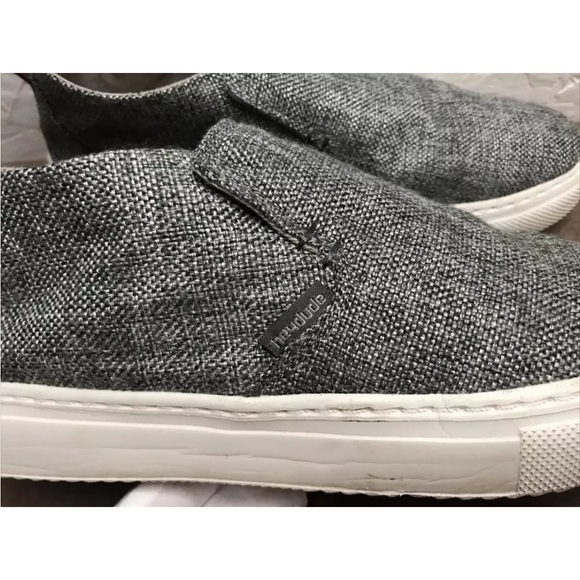 Hey Dude Peyton Women's Sneakers Grey Black Size 8 Lightweight Slip-On Shoes - Picture 2 of 15